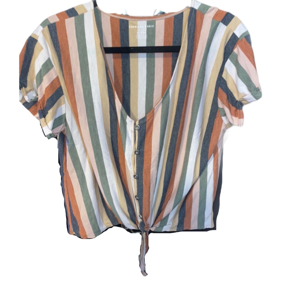 American Eagle Multicolored Shirt Tie at bottom